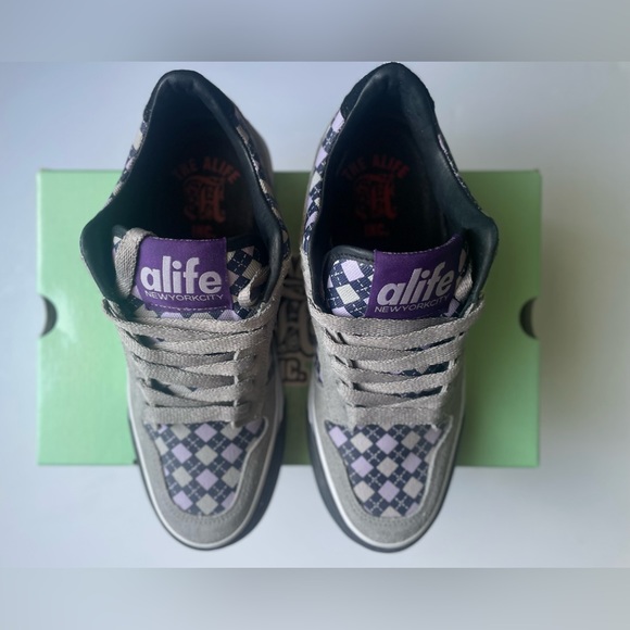 ALife Everybody Lo Mini Lilac Men Sneakers Size 7 - Picture 2 of 13